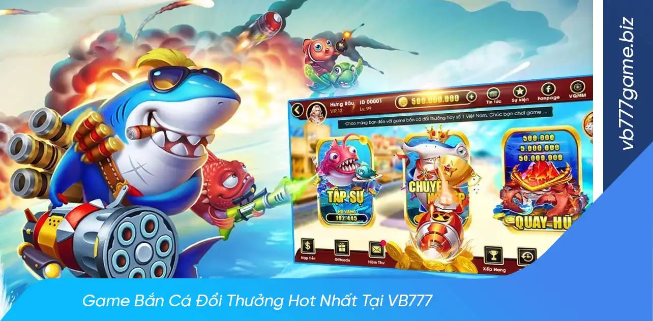 Săn cá vàng hấp dẫn tại cổng game vb777