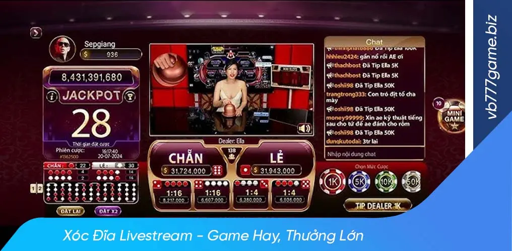 Game xóc đĩa livestream có gì nổi bật?